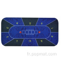 Grand tapis de table de jeu de poker Mat de jeu d'impression